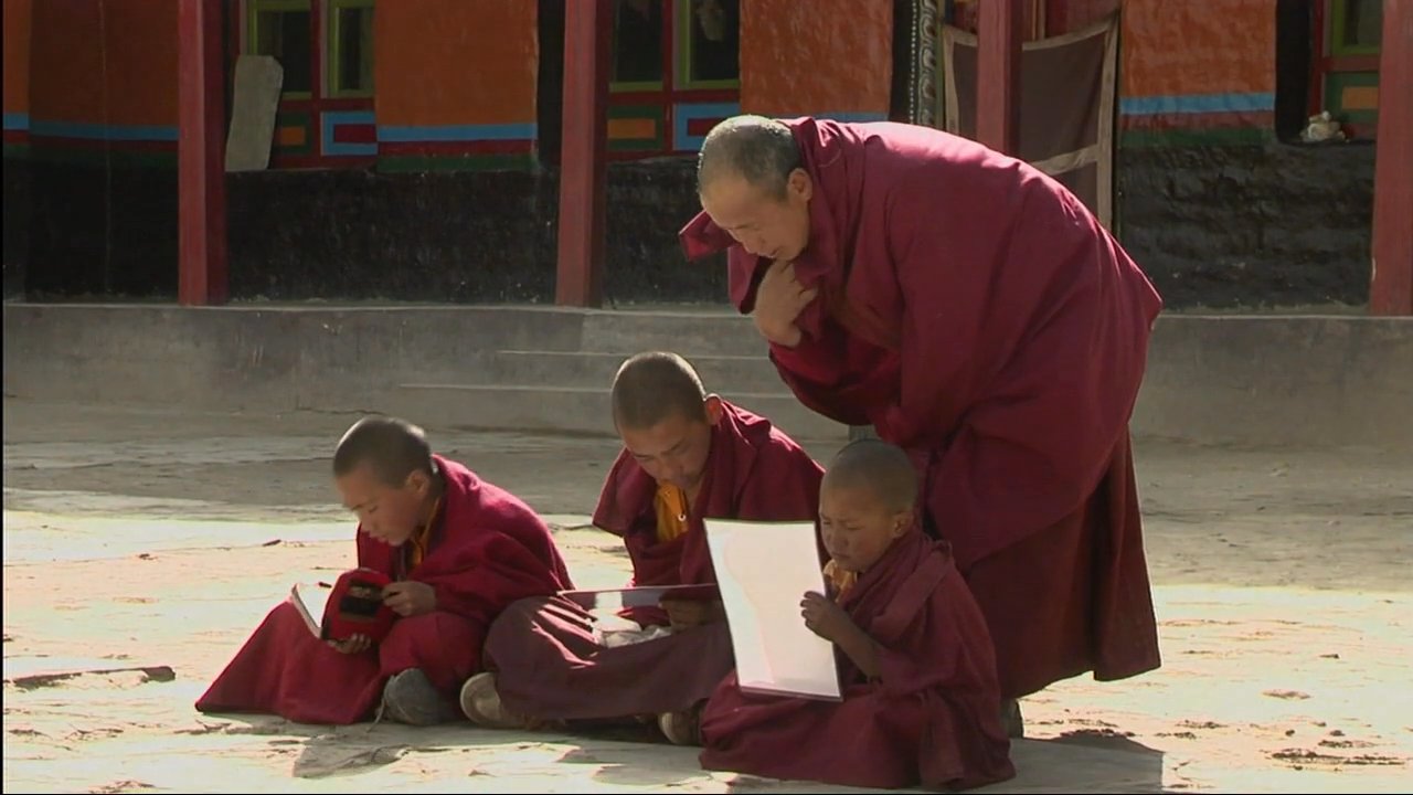A documentary exploration captures the digital documentation of sacred Himalayan murals and the traditional education of monks studying ancient manuscripts. Experts and monastic communities collaborate to ensure the longevity of these historical traditions.