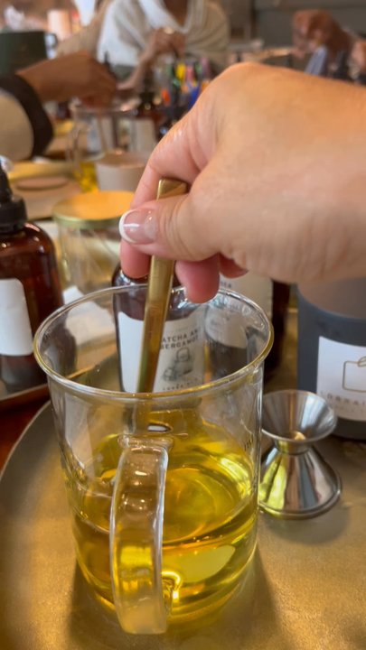 Lorraine's Candle Studio - Sty scented oils into the soy for two minutes - Candle Stores Near Me - Seabrook, Washington