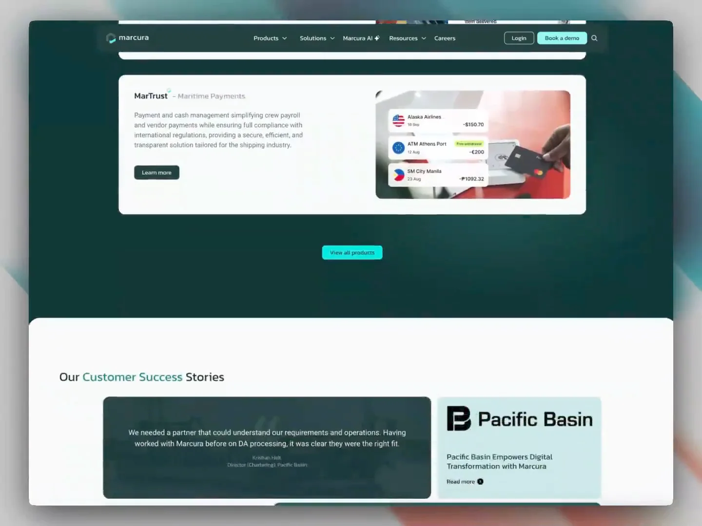 Marcura Website