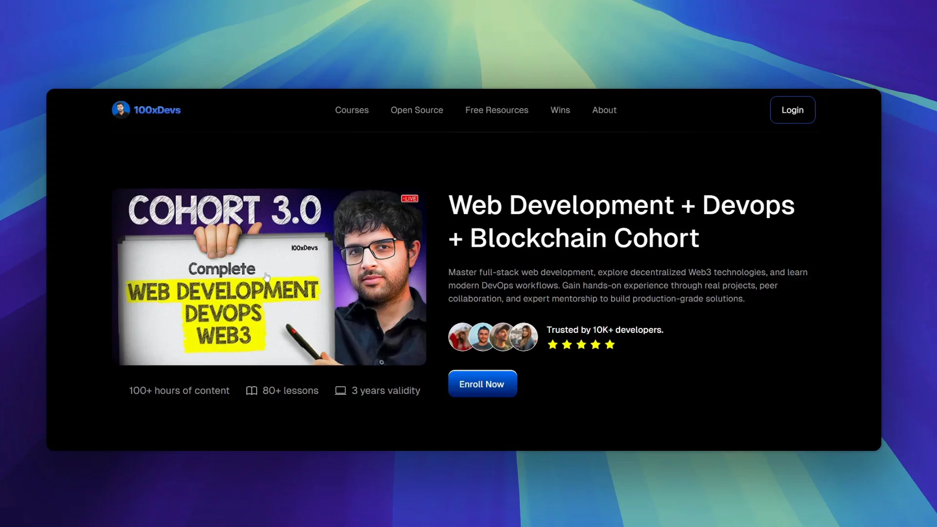 100xDevs Redesign image 1