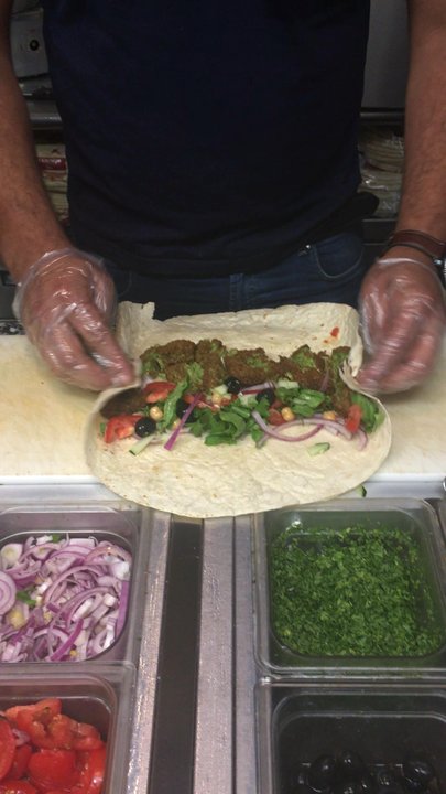 Petra Cafe | Downtown - Falafel wrap - Greek Near Me - Indianapolis, Indiana