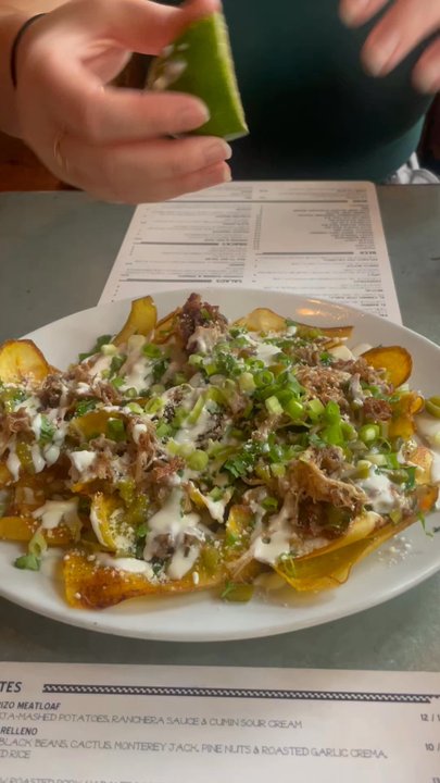 El Barrio - Plantain nachos - Mexican Near Me - Birmingham, Alabama