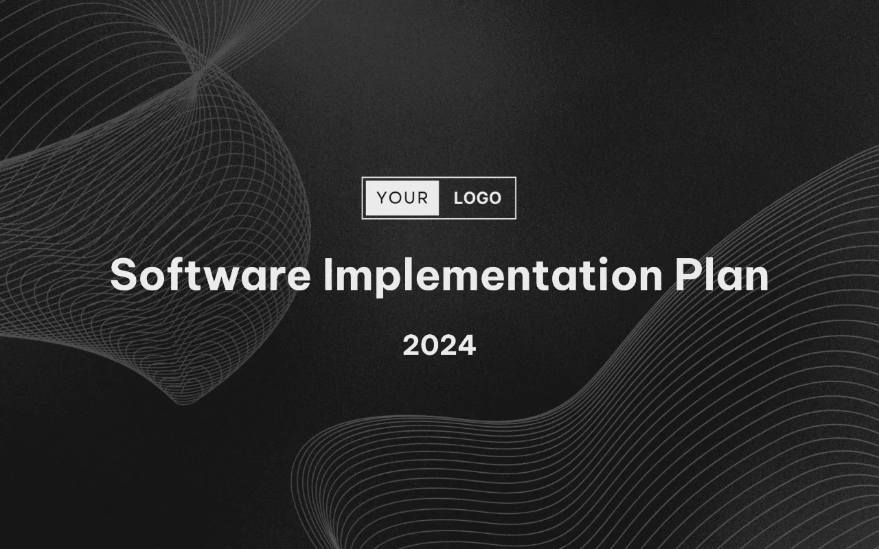 Preview of Software Implementation Plan Template