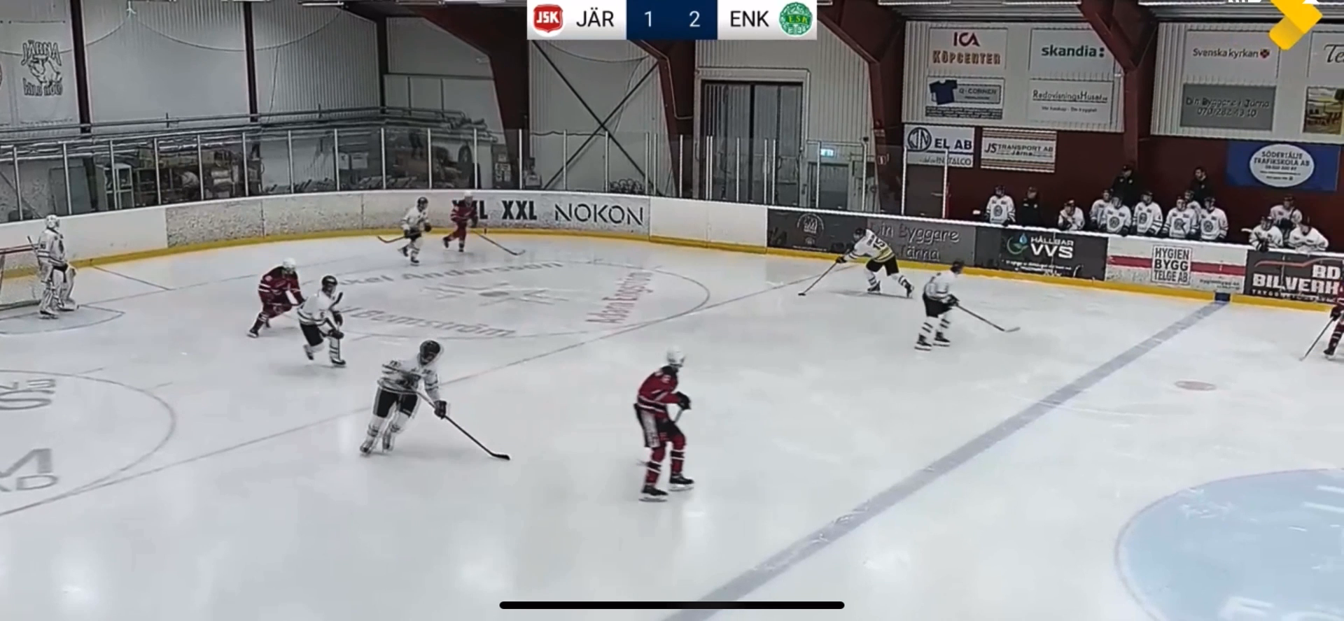 Ebbe Hallin Sallander: Big Hit & Stellar Backcheck Highlights