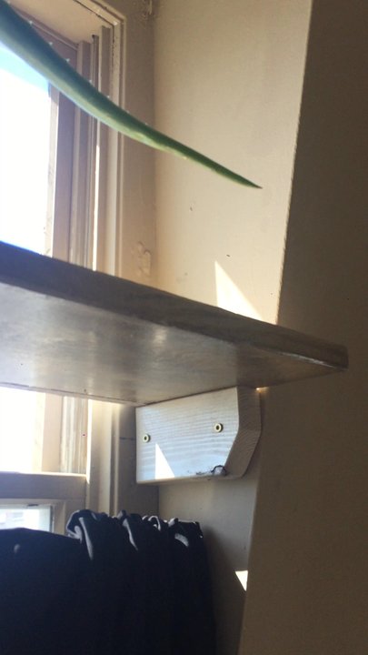 Alex Can Help - Custom build window shelve for plants (wood) - Handyman Near Me