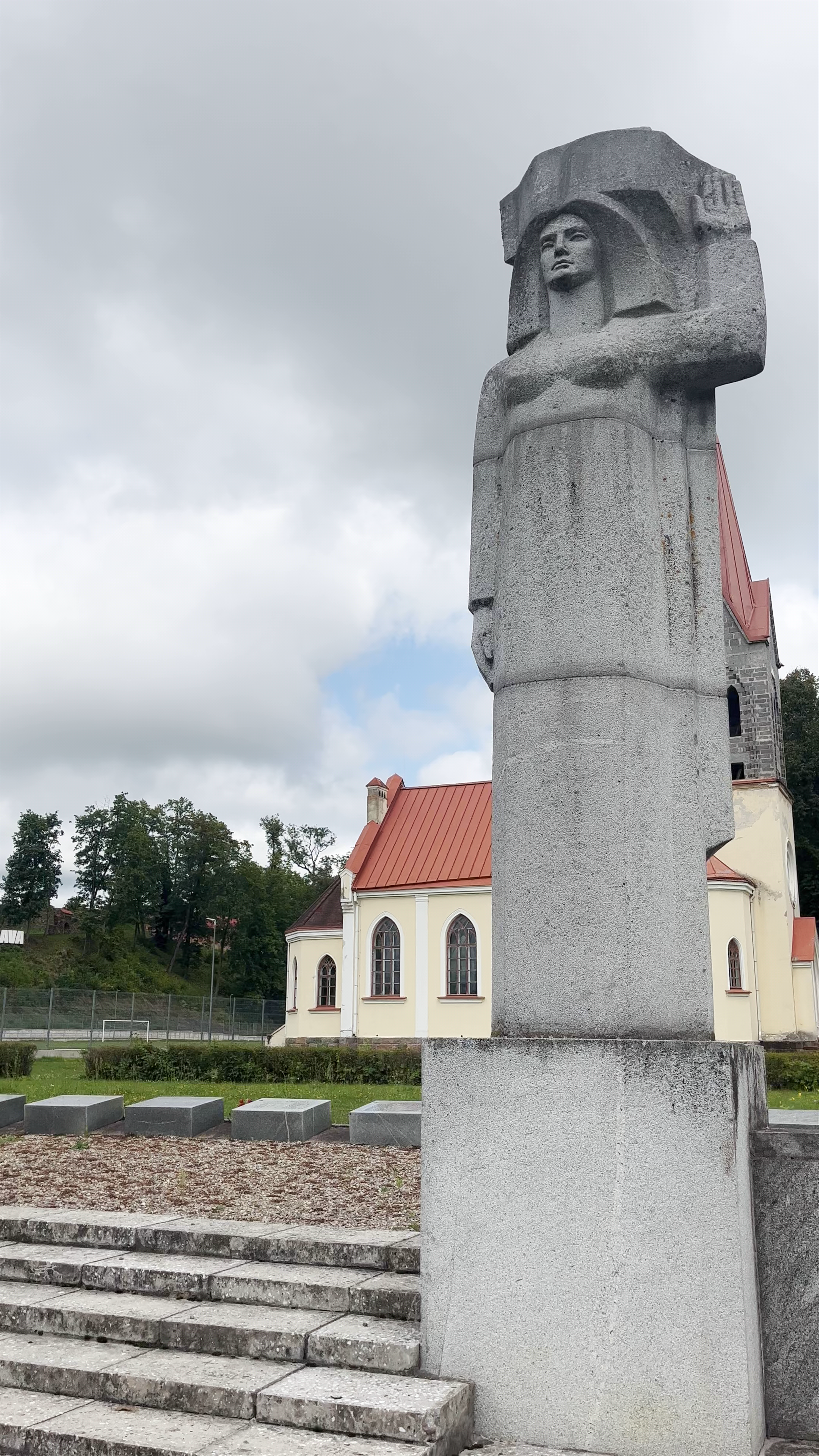 Piemiņas plāksne 1863. gada Janvāra Latgales sacelšanās dalībniekiem – Historic Memorial in Krāslava, Latvia
