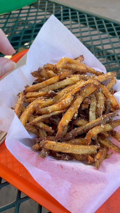Philly's Phamous Cheesesteaks - Parmesan fries - Food Trucks Near Me - San Antonio, Texas