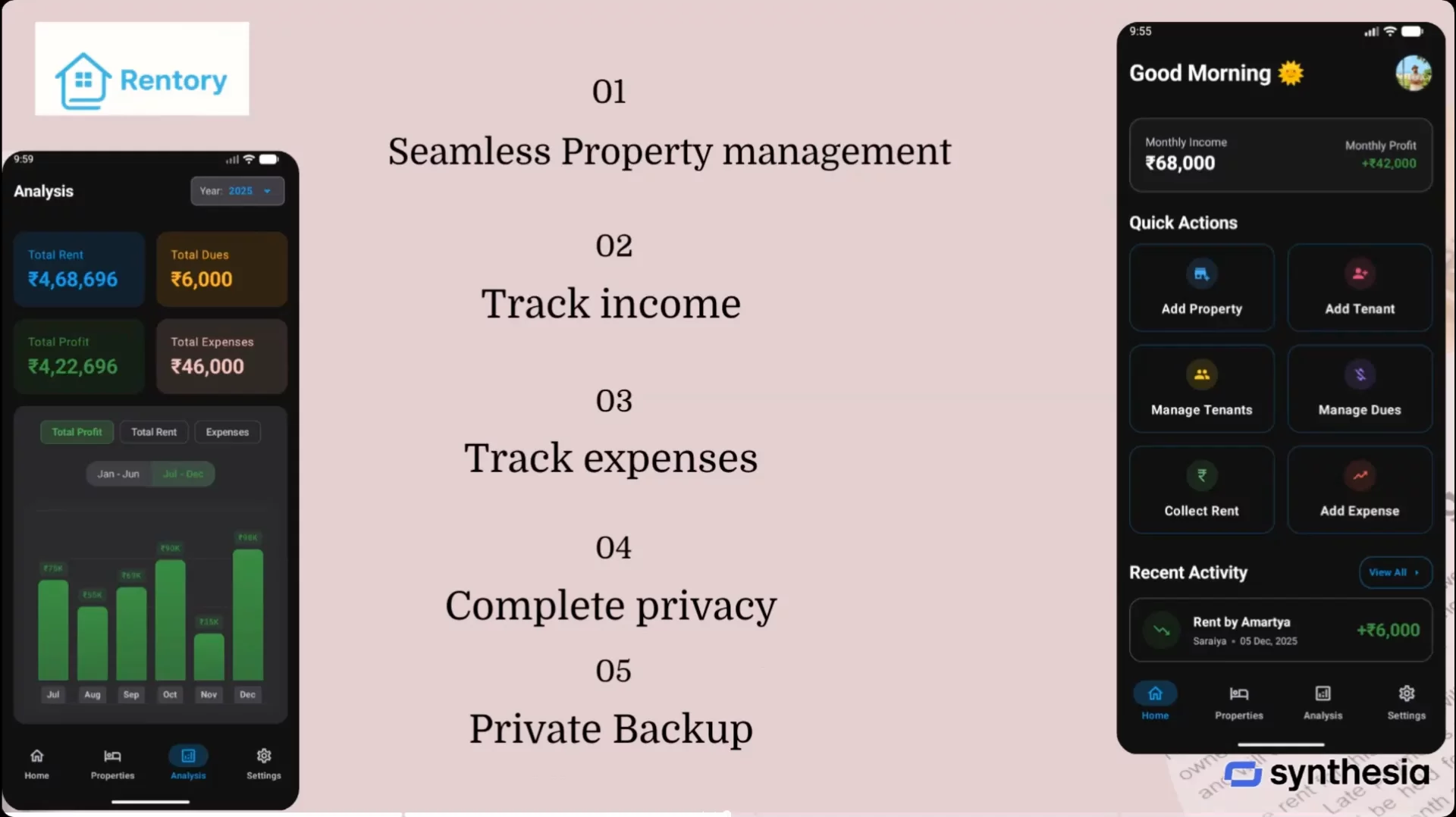 Rentory: Property Manager App image 1