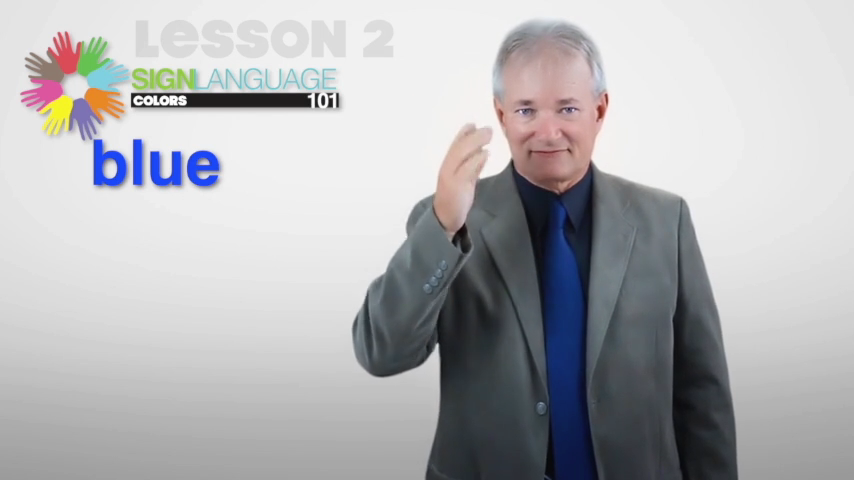 how to sign light colors in asl