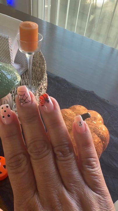 Jo Nails 2 - Halloween 2024 Nails designs - Nail Salons Near Me - Manteca, California
