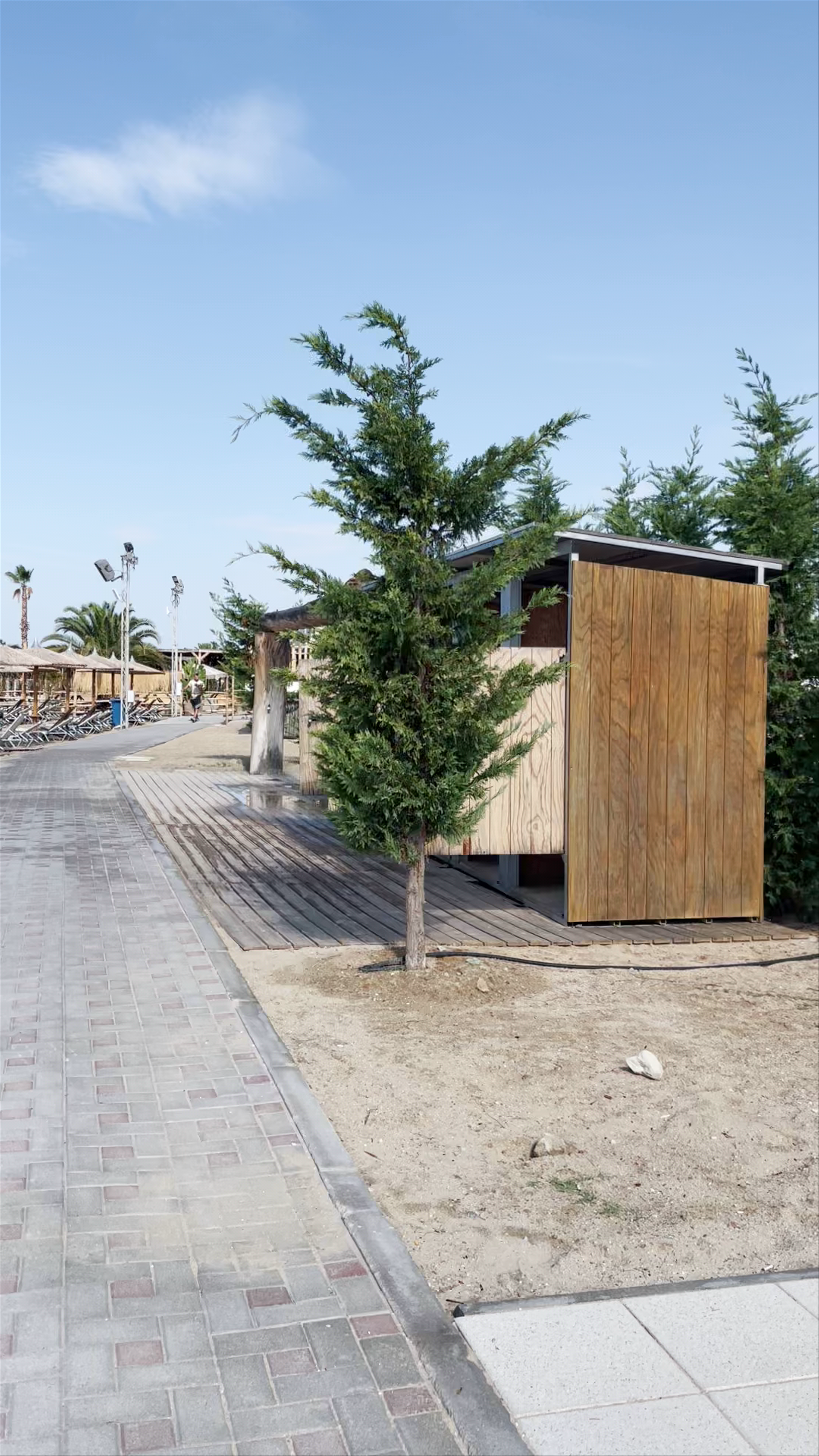 Sahara Resort Beach Walk in Nea Irakleia, Greece