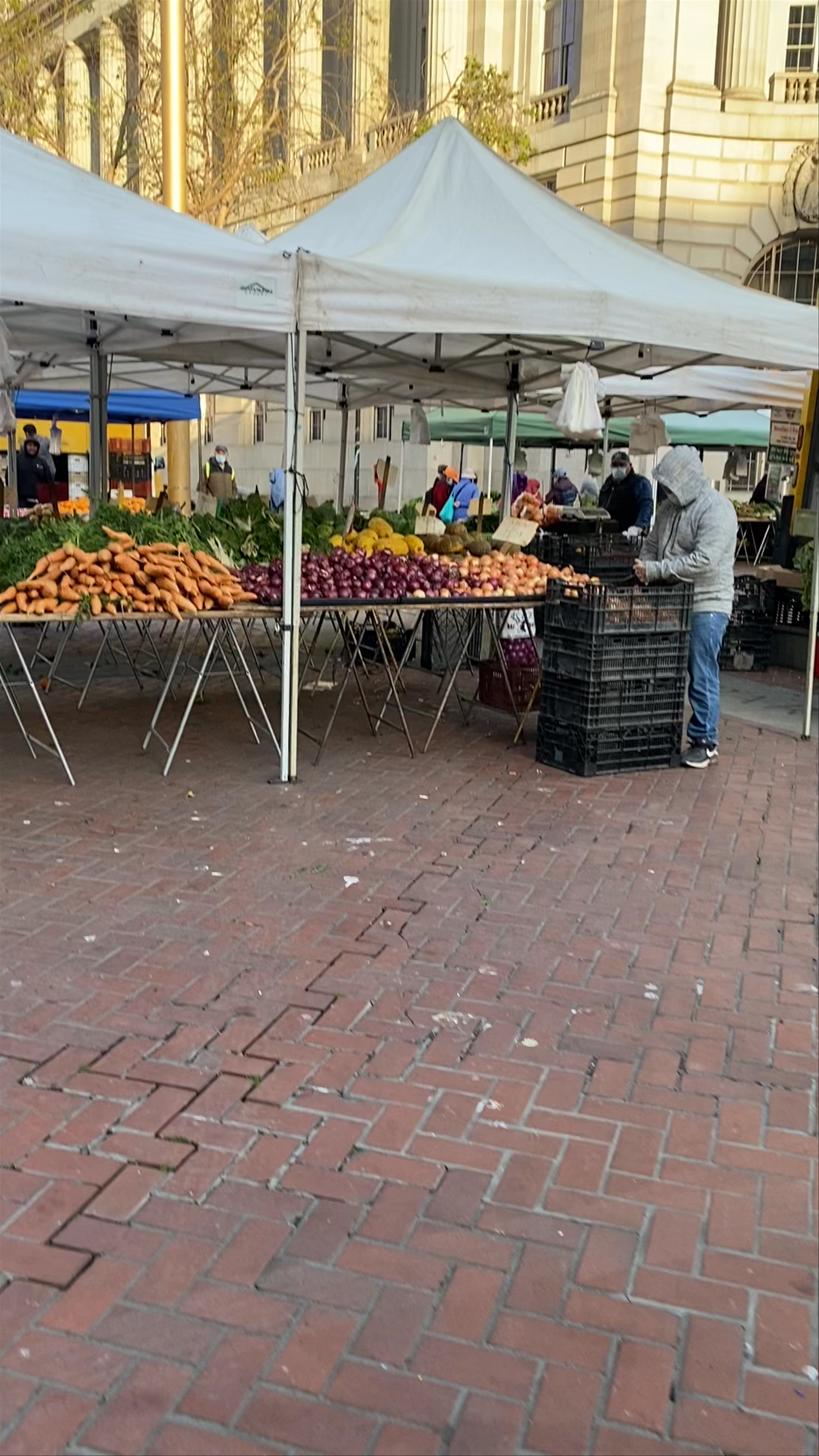Morning Farmers Market at United Nations Plaza, San Francisco