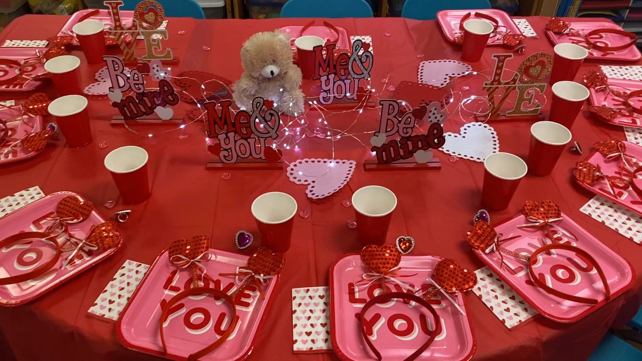 Discovery School - Beautiful set up for our class party - Elementary Schools Near Me - Tarzana, California