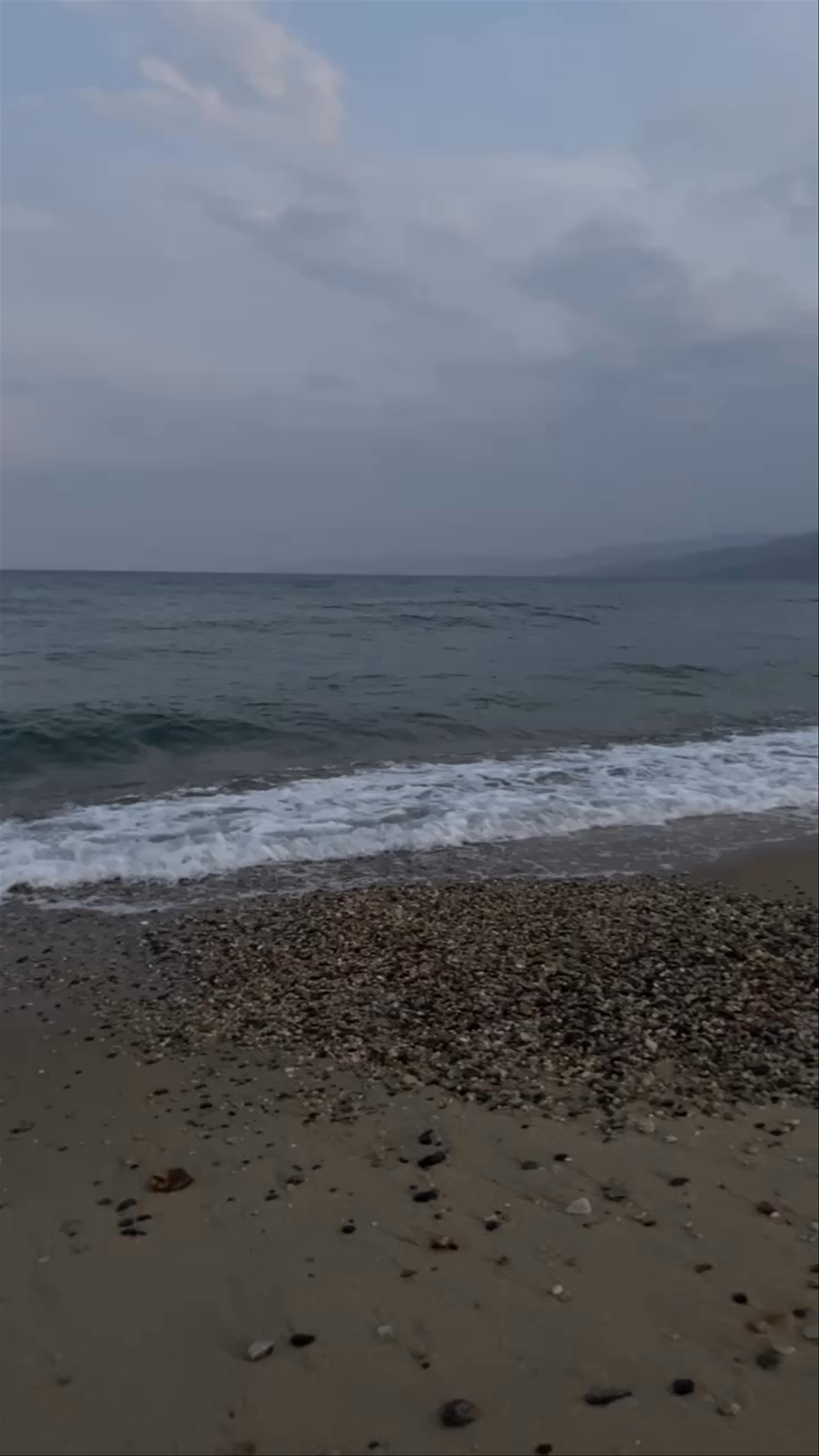 Tranquil Beach Evening at Avaton Beach, Asprovalta, Greece