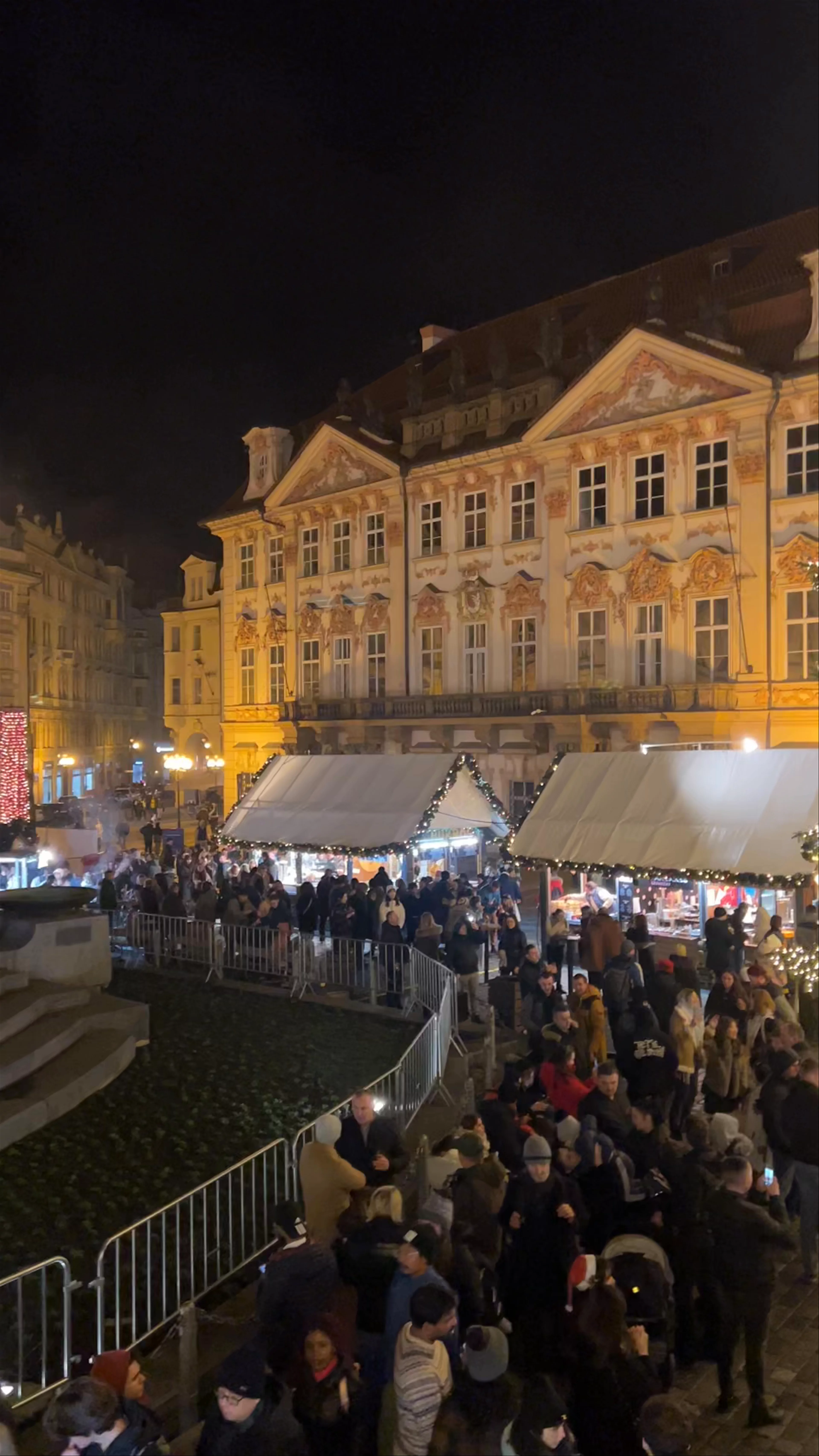 LCA - lease sales outlets at the Christmas market in Prague, 5. května, Prague 4-Nusle, Czechia