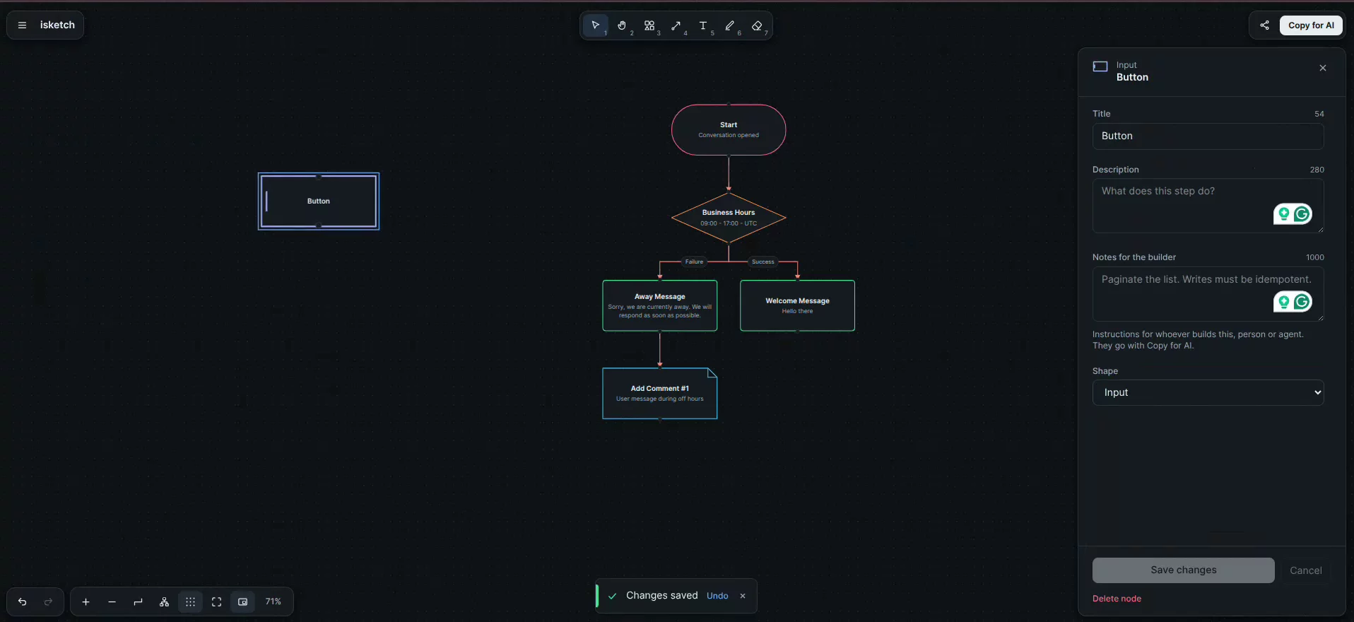 isketch: AI-Native Diagramming image 1