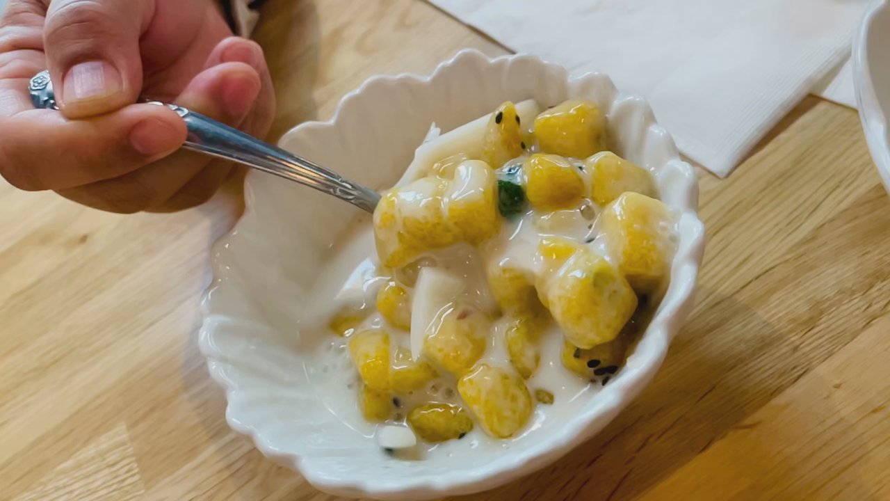 TK Noodle Cafe - Pumpkin Mochi Balls in Coconut Milk - Thai Near Me - Lynnwood, Washington