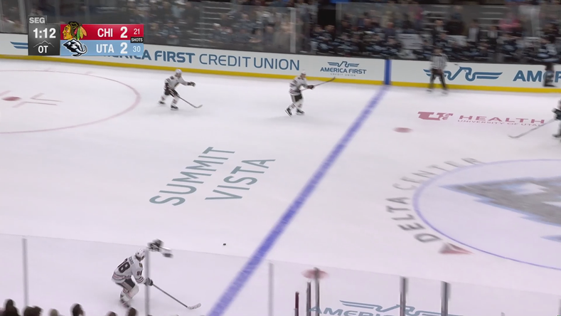 Bedard scores overtime winner · Mar 12, 2026