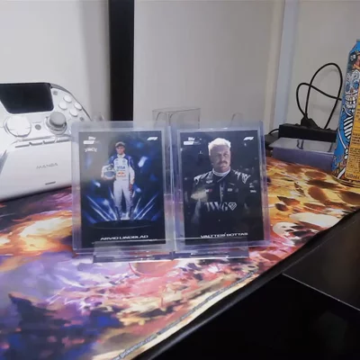 Topps Arvid Lindblad and Valtteri Bottas Trading Cards