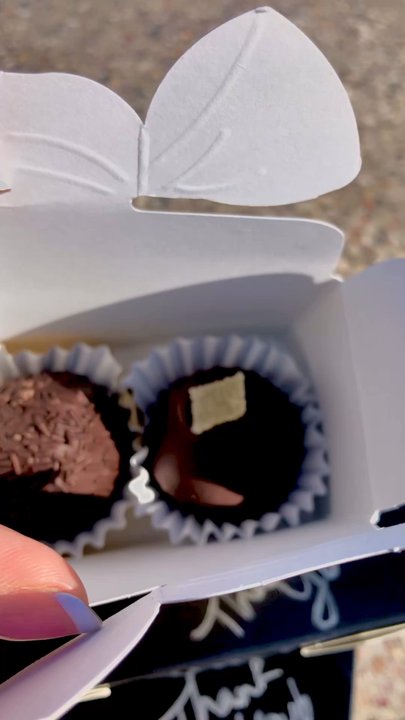 The Elegant Truffle - Ginger Truffle & Grand Marnier Truffle with a view - Desserts Near Me - San Diego, California