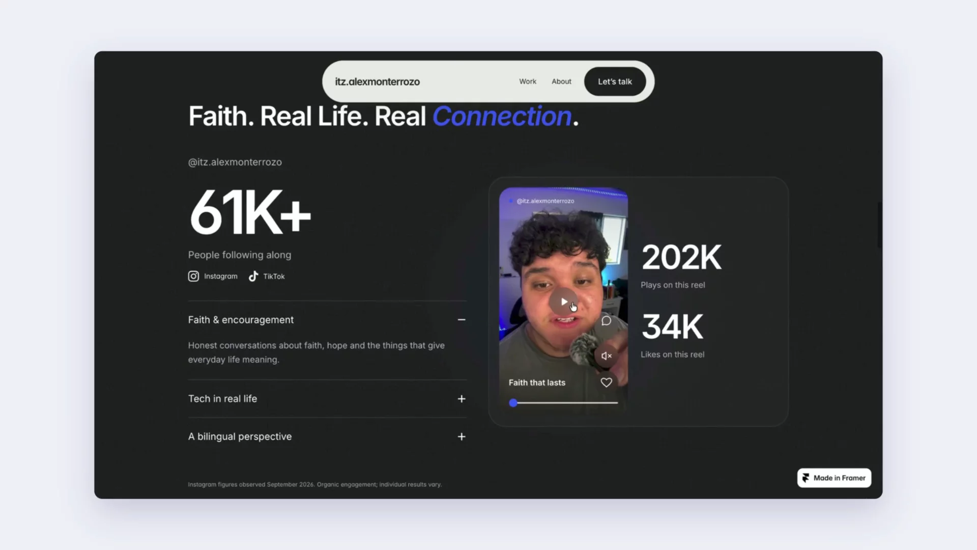 Hey Creator, my UGC portfolio template is free for a limited time. Have a look and grab it before it’s back to $59