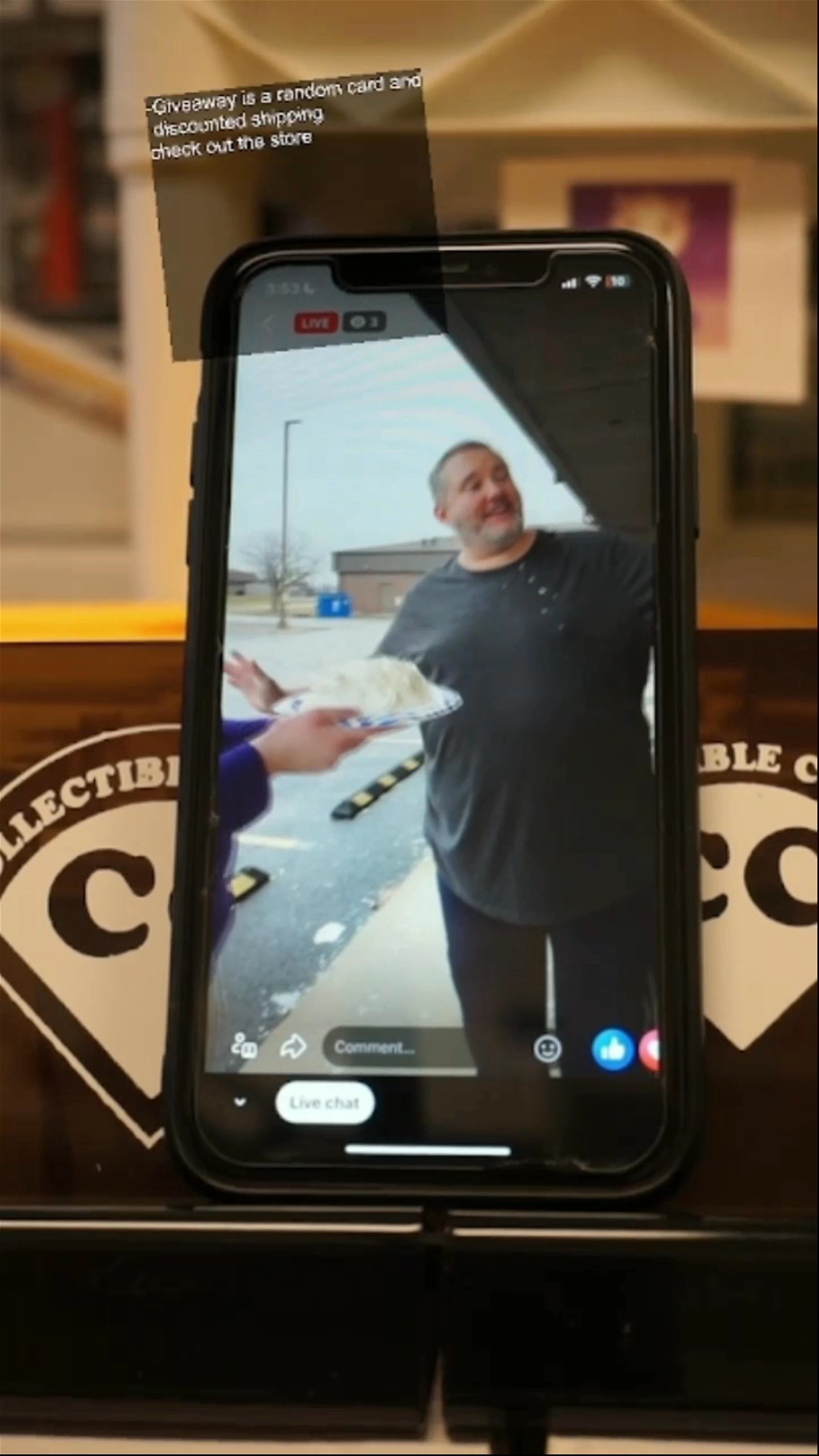 pie in face