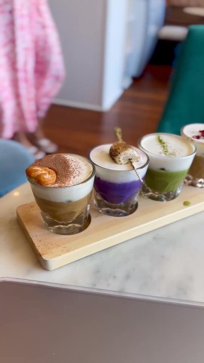 Phalcha - Close up of coffee flight - Coffee & Tea Near Me - Louisville, Kentucky