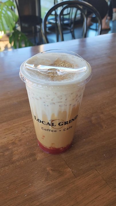 Local Grind Coffee + Cafe - Iced Strawberry Shortcake - Coffee & Tea Near Me - Los Alamitos, California