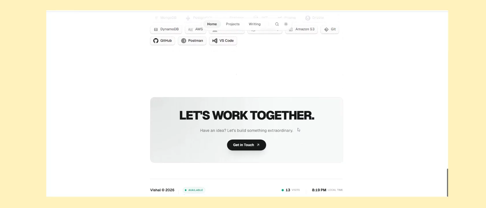 Vishal Portfolio image 1