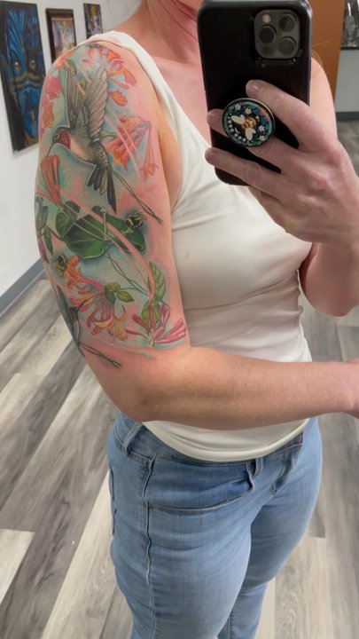 Red Art Tattoo & Piercing Studio - Beautiful tattoo done to my specifications - Tattoo Near Me - Mesa, Arizona
