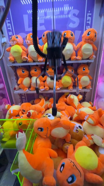 Craft Land - Snagging a charmander - Arcades Near Me - Houston, Texas