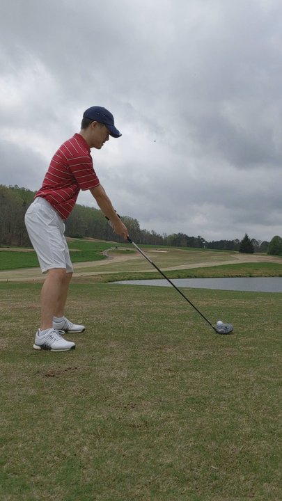 Callahan Golf Links - 11th hole, white tees. Bad over-the-top swing. - Golf Near Me - Waleska, Georgia