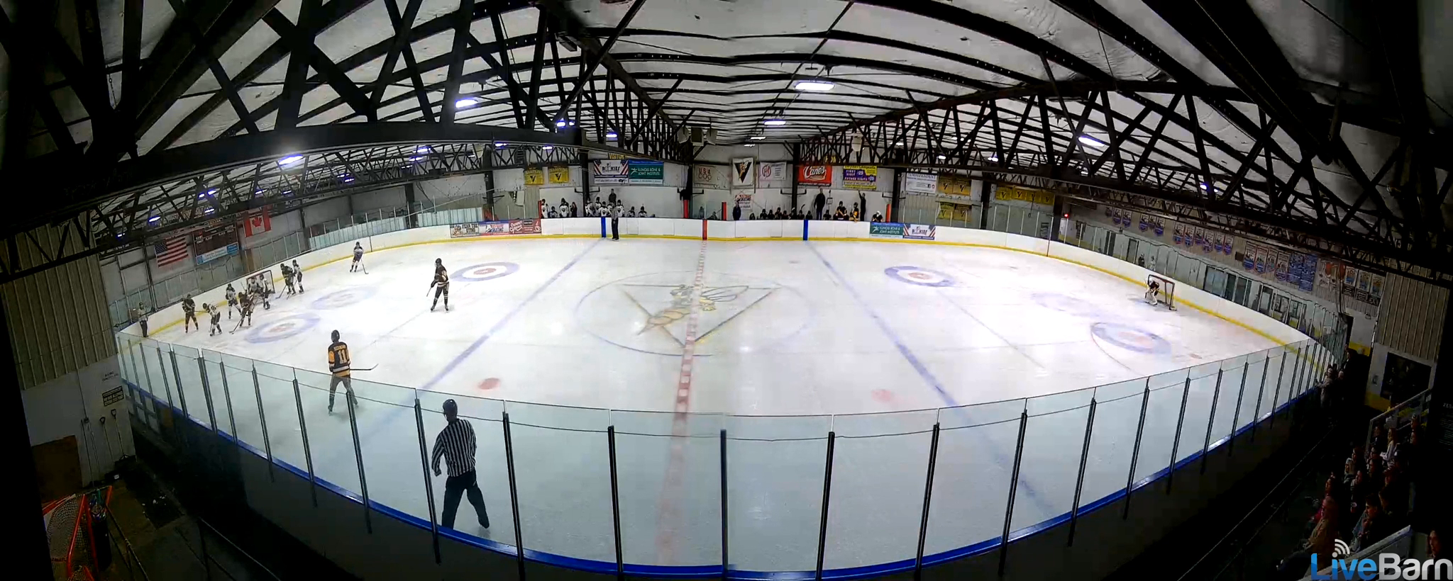 Alfonso Hermes #18:  Crystal Lake Yellow Jackets Star in Action. Rebound backhanded goal!