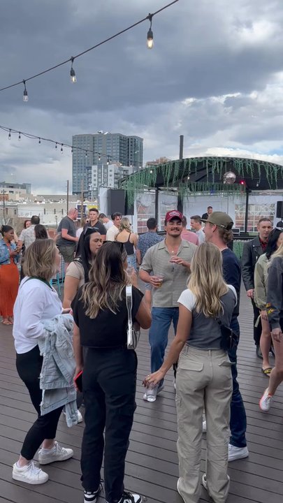 Con Safos - Downstairs is bar service only, but it looks like a party upstairs with a patio that overlooks Coors Field to the northwest. - Sushi Bars Near Me - Denver, Colorado