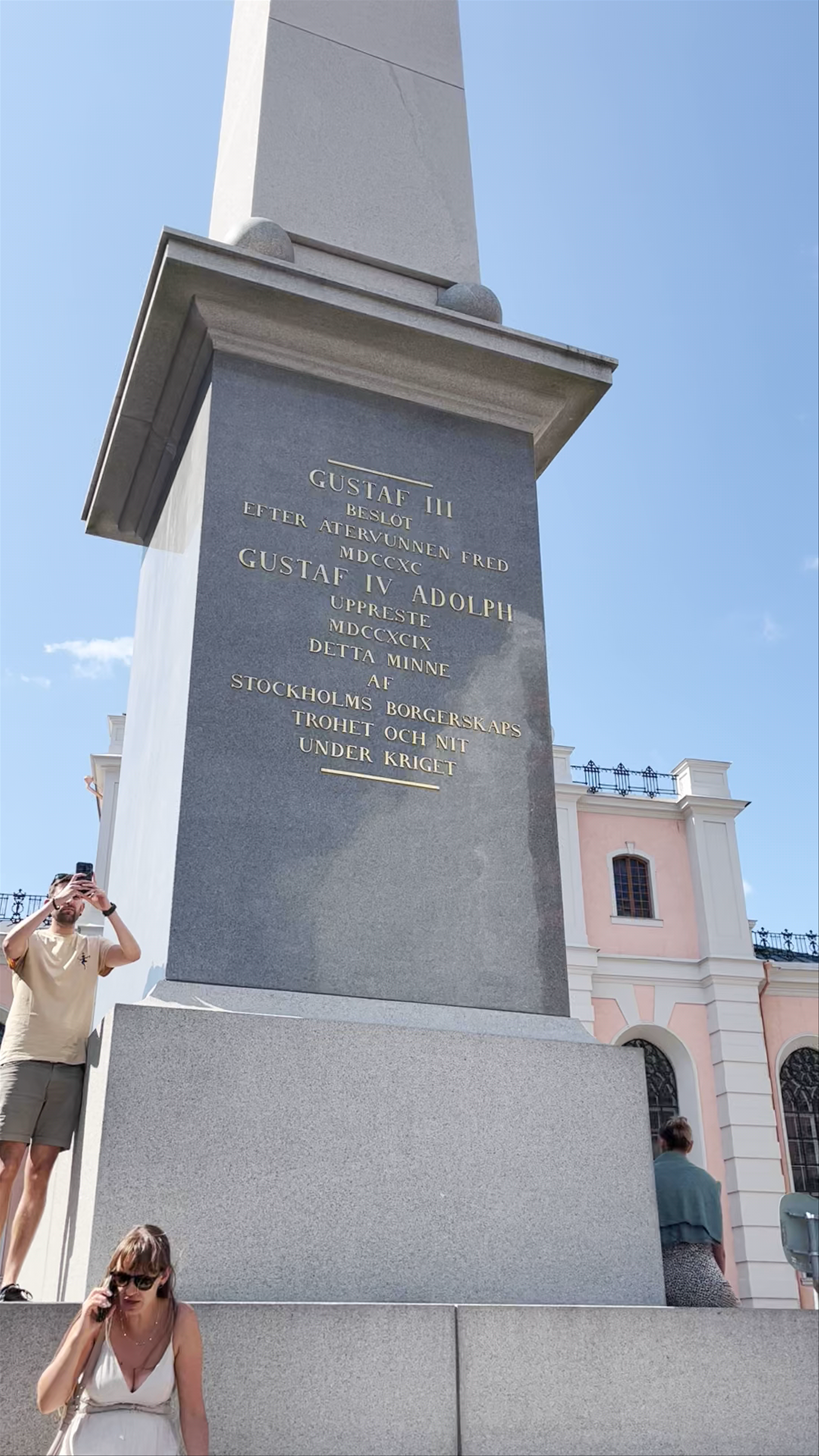 Gustav III:s Obelisk: A Historic Landmark in Stockholm's Heart