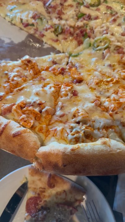 Dewey's Pizza - Kenwood - Sorry we had already dug in it!! But, trust me, you won't be disappointed. - Pizza Near Me - Cincinnati, Ohio