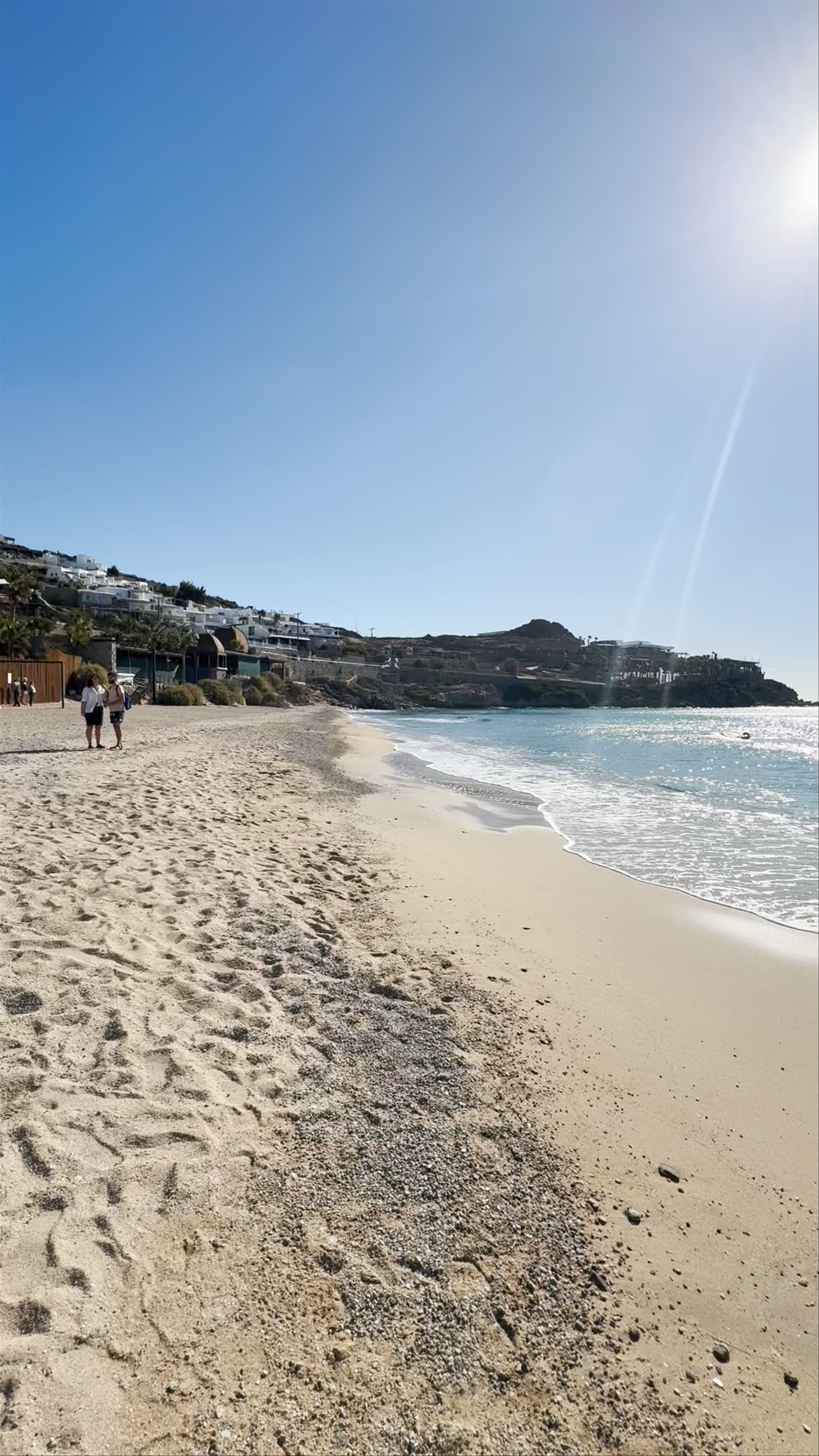 Paralia Paradise: Sunlit Shores of Mykonos, Greece