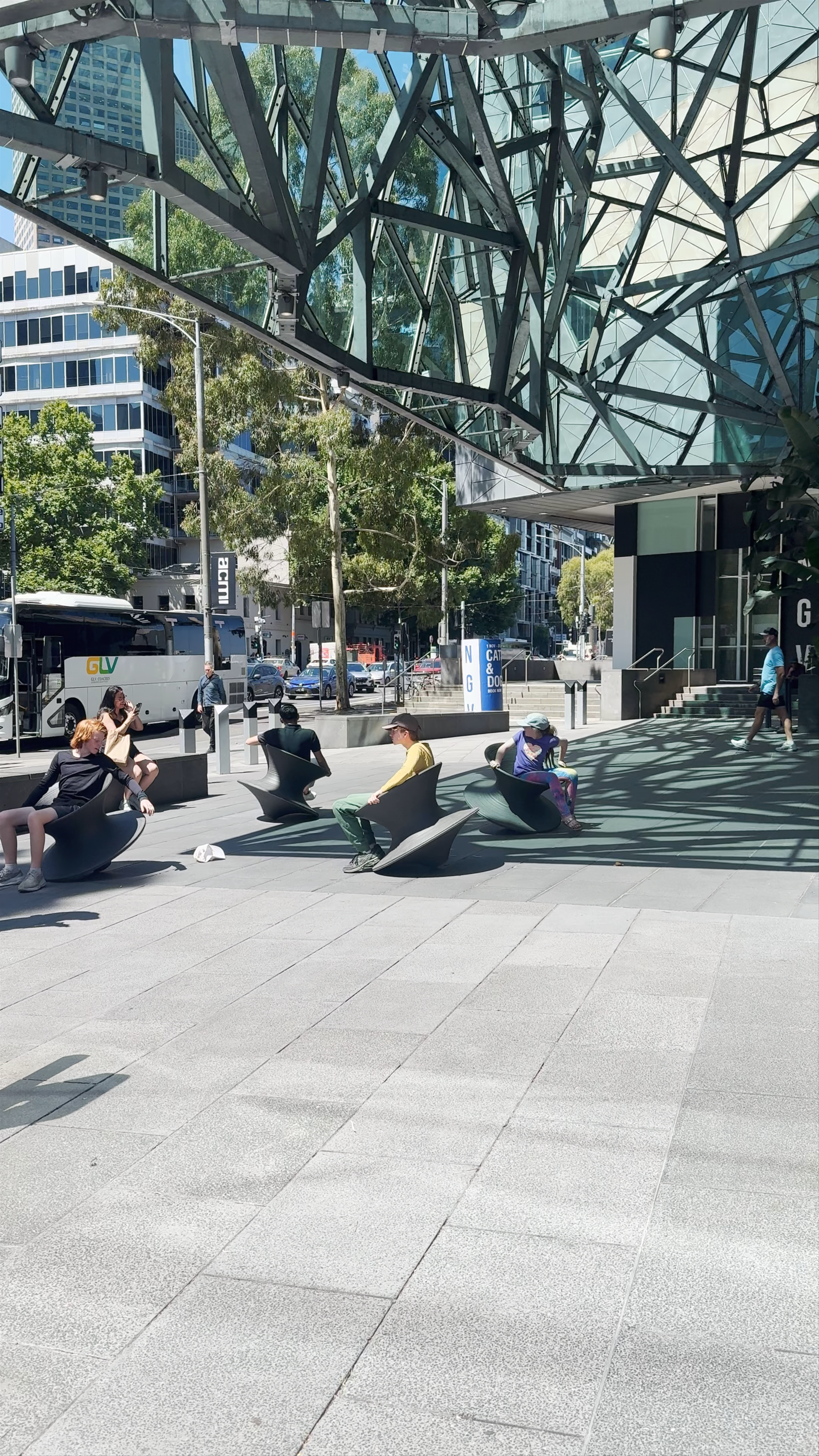 Federation Square Urban Playground in Melbourne