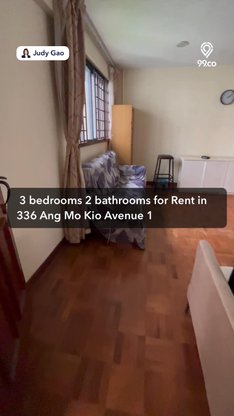 undefined of 990 sqft HDB for Rent in 336 Ang Mo Kio Avenue 1