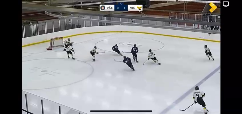 Ludwig Hellgren's Offensive Brilliance: Highlights from Växjö Lakers J18