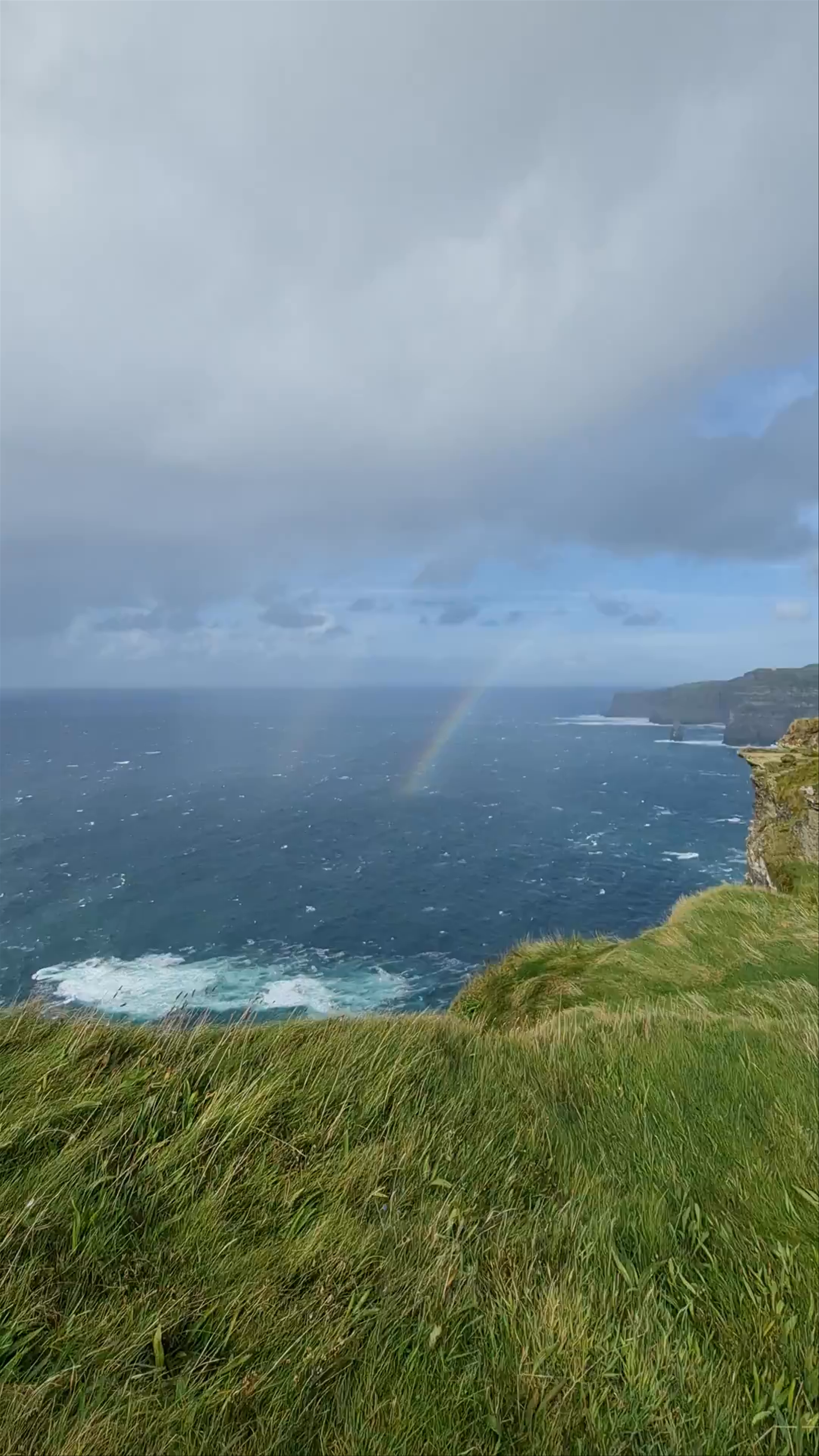Cliffs of Moher: Majestic Coastal Views with Rainbow