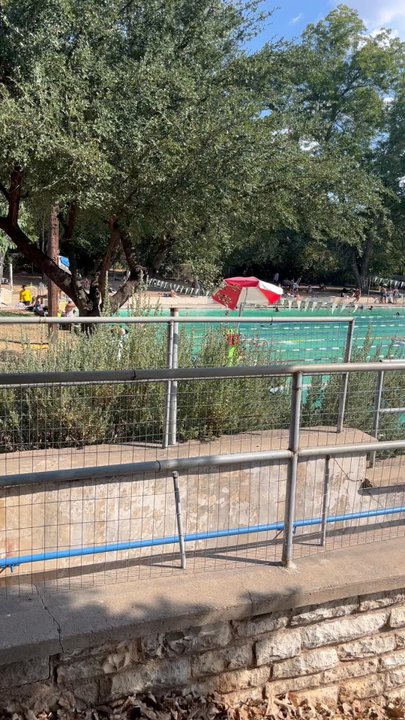 Deep Eddy Pool - Wild little man at the pool:) - Swimming Pools Near Me - Austin, Texas