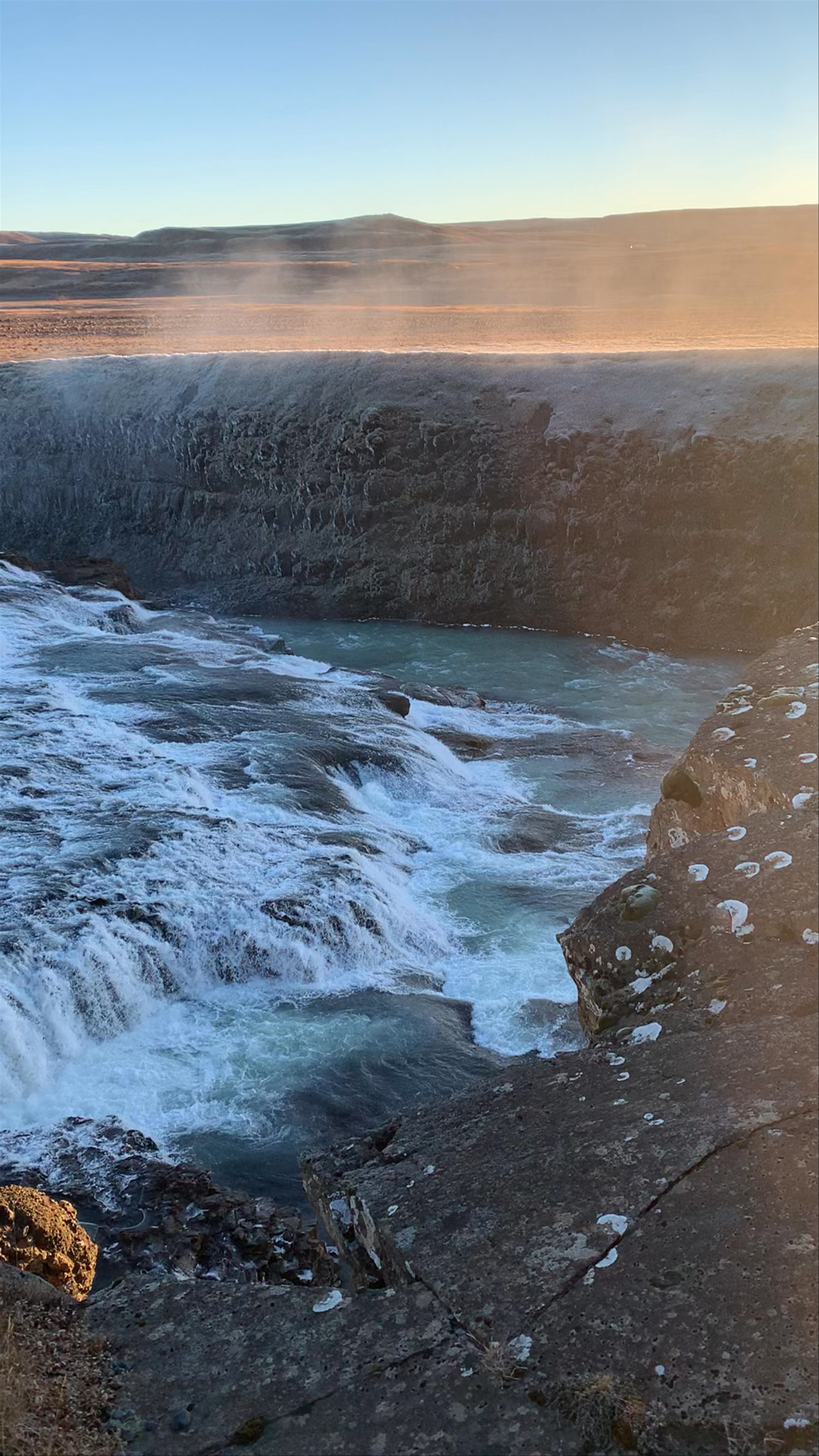 Gullfoss Falls: Majestic Waterfall in Iceland's Wilderness