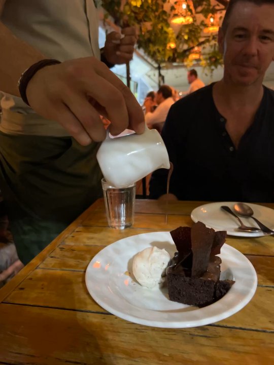 Joaquina - Brigadiero cake with tapioca ice cream - Bars Near Me - Rio de Janeiro, RJ