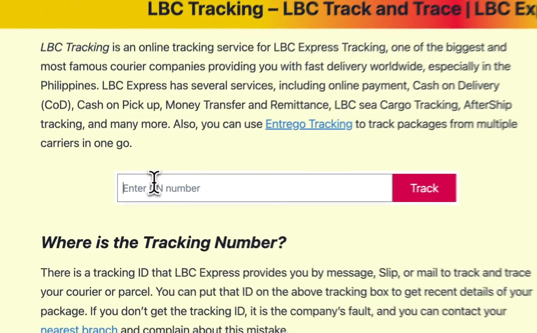 LBC Tracking - LBC Track and Trace image 1