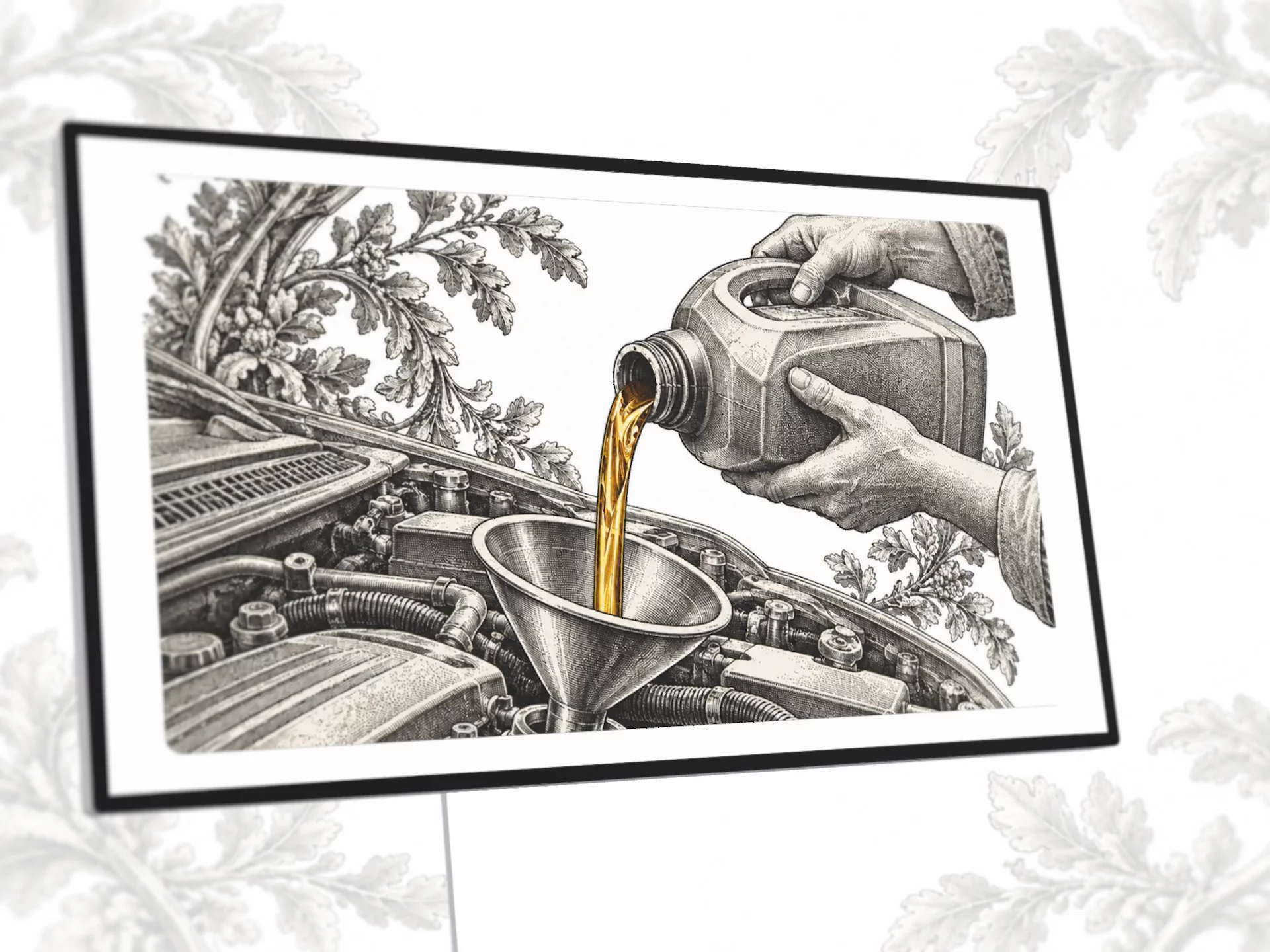 Trying a different direction for ROVATUS — old-school automotive engravings mixed with a modern UI. Still WIP, but I think the visual language is finally starting to click.