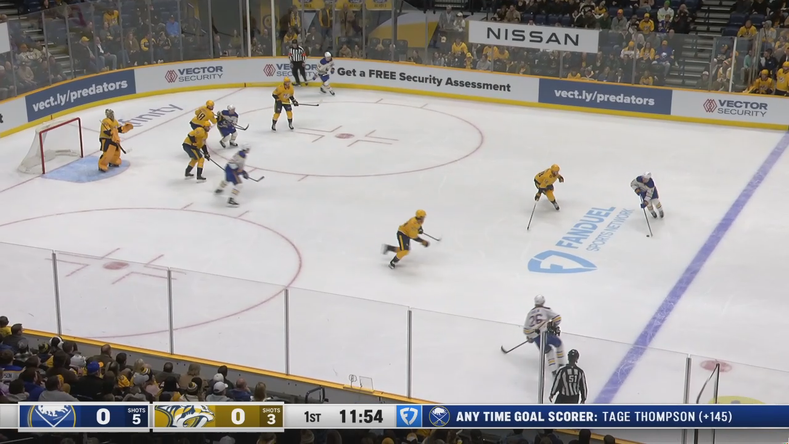 All goals from Sabres vs. Predators - Jan 20, 2026