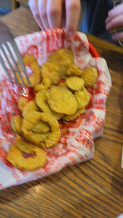 Jefferson's - The worst fried pickles EVER. - Chicken Wings Near Me - Columbia, Tennessee