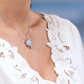 Sea Turtle Necklace in silver 