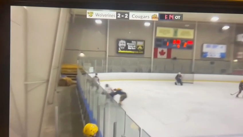Ethan Marche's Game-Winning Assist for Cape Breton Cougars U15